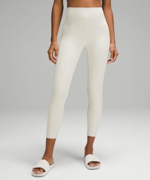 Leggins Lululemon Align™ High-Rise with Pockets 25" Mujer Beige Chile | 195NHBAGQ