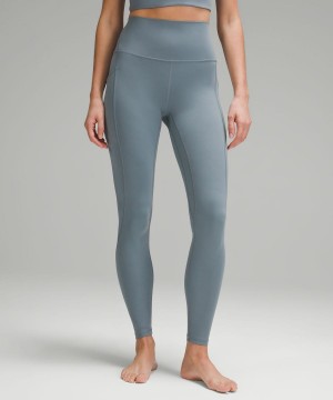 Leggins Lululemon Align™ High-Rise with Pockets 28" Mujer Azules Chile | 019YPRZWS