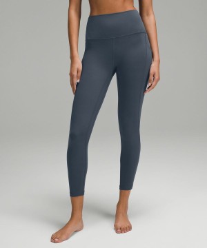 Leggins Lululemon Align™ High-Rise with Pockets 25" Mujer Azules Chile | 794CZAJUF