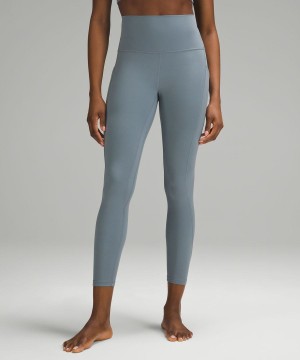 Leggins Lululemon Align™ High-Rise with Pockets 25" Mujer Azules Chile | 230RPSZJF