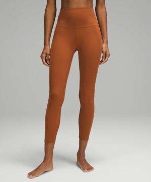 Leggins Lululemon Align™ High-Rise with Pockets 25" Mujer Marrones Chile | 974XJQIBF