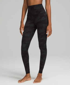 Leggins Lululemon Align™ Super-High-Rise 28" Mujer Camuflaje Negras Multicolor Chile | 568RBXIKP