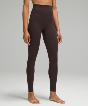 Leggins Lululemon Align™ Super-High-Rise 28" Mujer Chocolate Chile | 316GPAQBR
