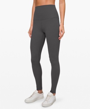 Leggins Lululemon Align™ Super-High-Rise 28" Mujer Gris Oscuro Chile | 127NZHKAM