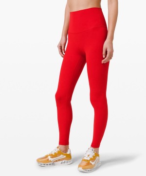 Leggins Lululemon Align™ Super-High-Rise 28" Mujer Rojas Oscuro Chile | 713NRKJVI