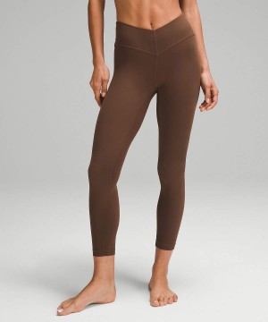 Leggins Lululemon Align™ V-Cintura 25" Mujer Chocolate Chile | 846ZDJHIN