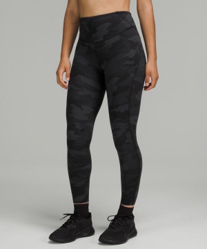 Leggins Lululemon Base Pace High-Rise 25" Mujer Camuflaje Negras Multicolor Chile | 905CFZONL