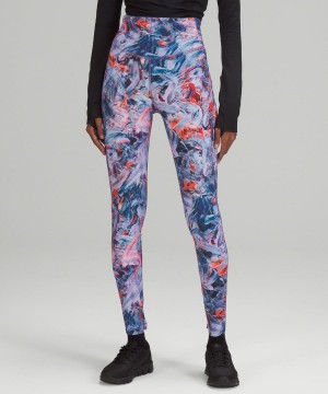 Leggins Lululemon Base Pace High-Rise 31" Mujer Moradas Multicolor Chile | 203BYGNOU