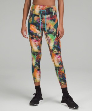 Leggins Lululemon Cargo Super-High-Rise 25" Senderismo Mujer Multicolor Chile | 562XFQCZV