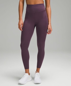 Leggins Lululemon Fast and Free High-Rise 25” Pockets Updated Mujer Moradas Chile | 420KAGHPZ