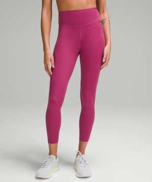Leggins Lululemon Fast and Free High-Rise 25” Pockets Updated Mujer Moradas Chile | 576RJEOCM