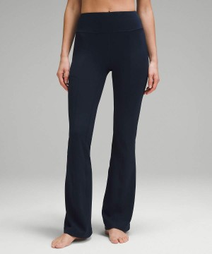 Leggins Lululemon Groove High-Rise Flared with Pockets 32.5" Mujer Azul Marino Chile | 135RIHEMD