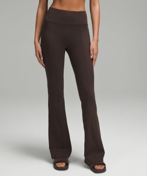 Leggins Lululemon Groove High-Rise Flared with Pockets 32.5" Mujer Chocolate Chile | 921IPCDNG