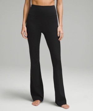 Leggins Lululemon Groove Super-High-Rise Flared Nulu Regular Mujer Negras Chile | 645MVZBQO