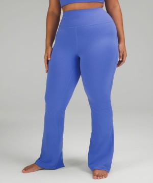 Leggins Lululemon Groove Super-High-Rise Flared Nulu Regular Mujer Indigo Chile | 402IVEXKB