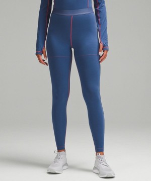 Leggins Lululemon High-Rise Base Layer 28" Mujer Azules Chile | 930UAVBTM