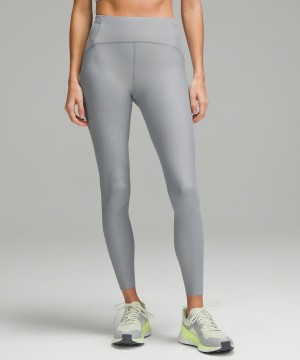 Leggins Lululemon SenseKnit Correr High-Rise 28" Mujer Gris Chile | 608YQCOWE