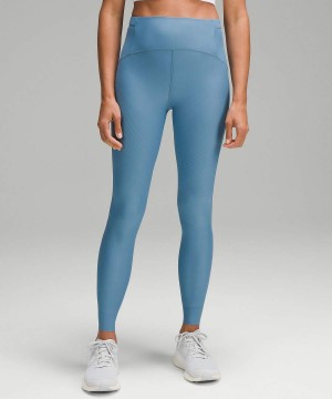 Leggins Lululemon SenseKnit High-Rise 28" Correr Mujer Azules Chile | 583LIBTES