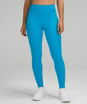 Leggins Lululemon Swift Speed High-Rise 28" Mujer Turquesa Chile | 263HZESND