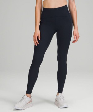 Leggins Lululemon Swift Speed High-Rise 28" Mujer Azul Marino Chile | 291QDBKSL