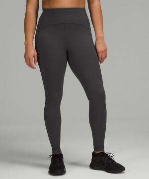 Leggins Lululemon Swift Speed High-Rise 28" Mujer Gris Oscuro Chile | 431LIEZUB