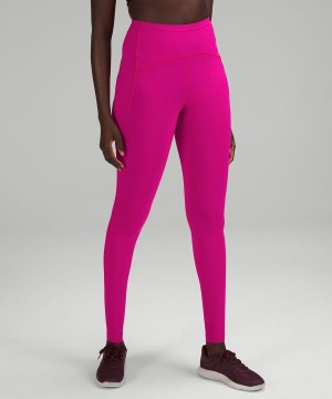 Leggins Lululemon Swift Speed High-Rise 28" Mujer Rosas Chile | 084JUXRHY