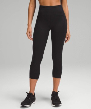 Leggins Lululemon Swift Speed High-Rise Crop 23" Mujer Negras Chile | 560QHIVDO