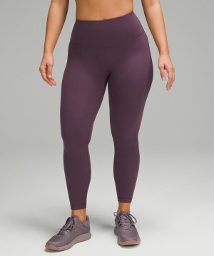 Leggins Lululemon Wunder Train Contour Fit High-Rise 25" Mujer Moradas Chile | 170CLXKZN
