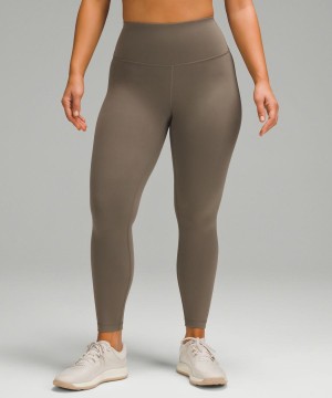 Leggins Lululemon Wunder Train Contour Fit High-Rise 25" Mujer Gris Chile | 109QKAZMP