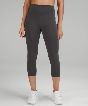 Leggins Lululemon Wunder Train High-Rise Crop 21" Mujer Gris Oscuro Chile | 201EPTWZV