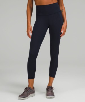 Leggins Lululemon Wunder Train High-Rise 25" Mujer Azul Marino Chile | 135PMVZNR