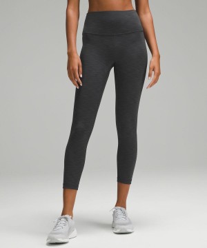 Leggins Lululemon Wunder Train High-Rise 25" Mujer Gris Oscuro Chile | 710VMKRJN
