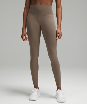 Leggins Lululemon Wunder Train High-Rise 28" Mujer Gris Chile | 042PKUNMT