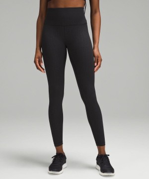 Leggins Lululemon Wunder Train High-Rise 28" Mujer Negras Chile | 403HNGDUT