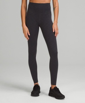 Leggins Lululemon Wunder Train High-Rise 28" Mujer Gris Oscuro Chile | 396KZFYWO