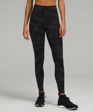 Leggins Lululemon Wunder Train High-Rise 28" Mujer Camuflaje Negras Multicolor Chile | 913FWMZBC