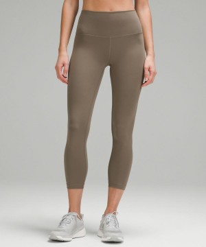 Leggins Lululemon Wunder Train High-Rise Crop 23" Mujer Gris Chile | 596STQDJL