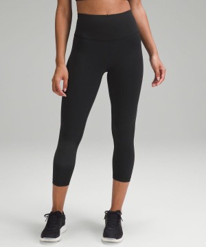 Leggins Lululemon Wunder Train High-Rise Crop 23" Mujer Negras Chile | 528NBZKLO