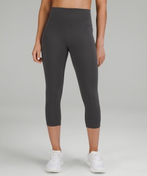 Leggins Lululemon Wunder Train High-Rise Crop 21" Mujer Gris Oscuro Chile | 782LAMHFI