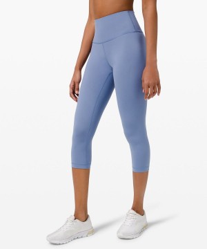 Leggins Lululemon Wunder Train High-Rise Crop 21" Mujer Lavanda Chile | 481WZKMTY