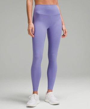 Leggins Lululemon Wunder Train High-Rise 28" Mujer Lavanda Oscuro Chile | 793KTIYRC