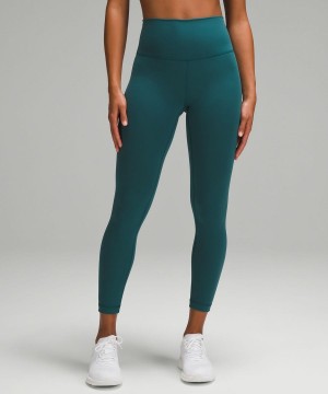 Leggins Lululemon Wunder Train High-Rise 25" Mujer Turquesa Chile | 284ICTSXB