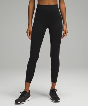 Leggins Lululemon Wunder Under SmoothCover High-Rise 25" Mujer Negras Chile | 450NUHLPB