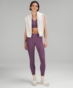 Leggins Lululemon lab Embossed Nulu 25" Yoga Mujer Multicolor Chile | 208VBSGPI
