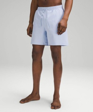 Mallas de Natación Lululemon Pool 7" Hombre Azules Beige Chile | 514IGRCEF