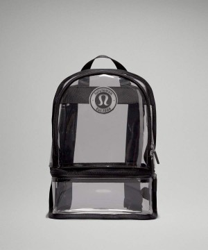 Mochilas Lululemon Clear Mini 10L Logo Hombre Negras Chile | 235DINJKW