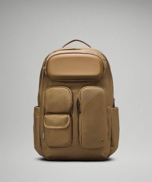 Mochilas Lululemon Cruiser 23L Hombre Kaki Chile | 382KMJNOX
