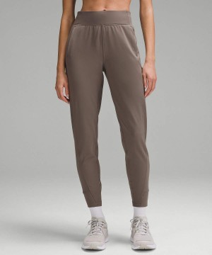 Pantalon Jogger Lululemon It's Rulu Run Fleece High-Rise Full Length Mujer Gris Chile | 620XJYHWS