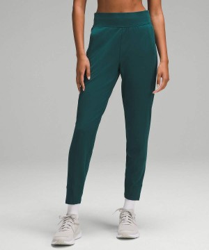 Pantalon Jogger Lululemon It's Rulu Run Fleece High-Rise Full Length Mujer Turquesa Chile | 830WGYJZE