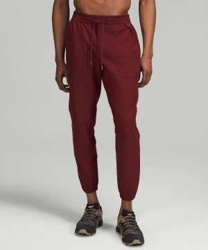 Pantalon Jogger Lululemon License to Train Hombre Rojas Burdeos Chile | 657UANQCE